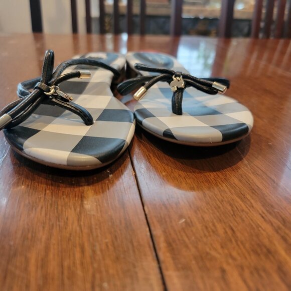 Kate Spade New York FERRY Black Leather Slides  Without Box - Picture 6 of 13